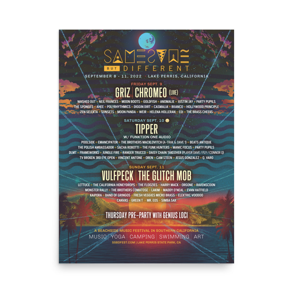 2022 SSBD Lineup Poster
