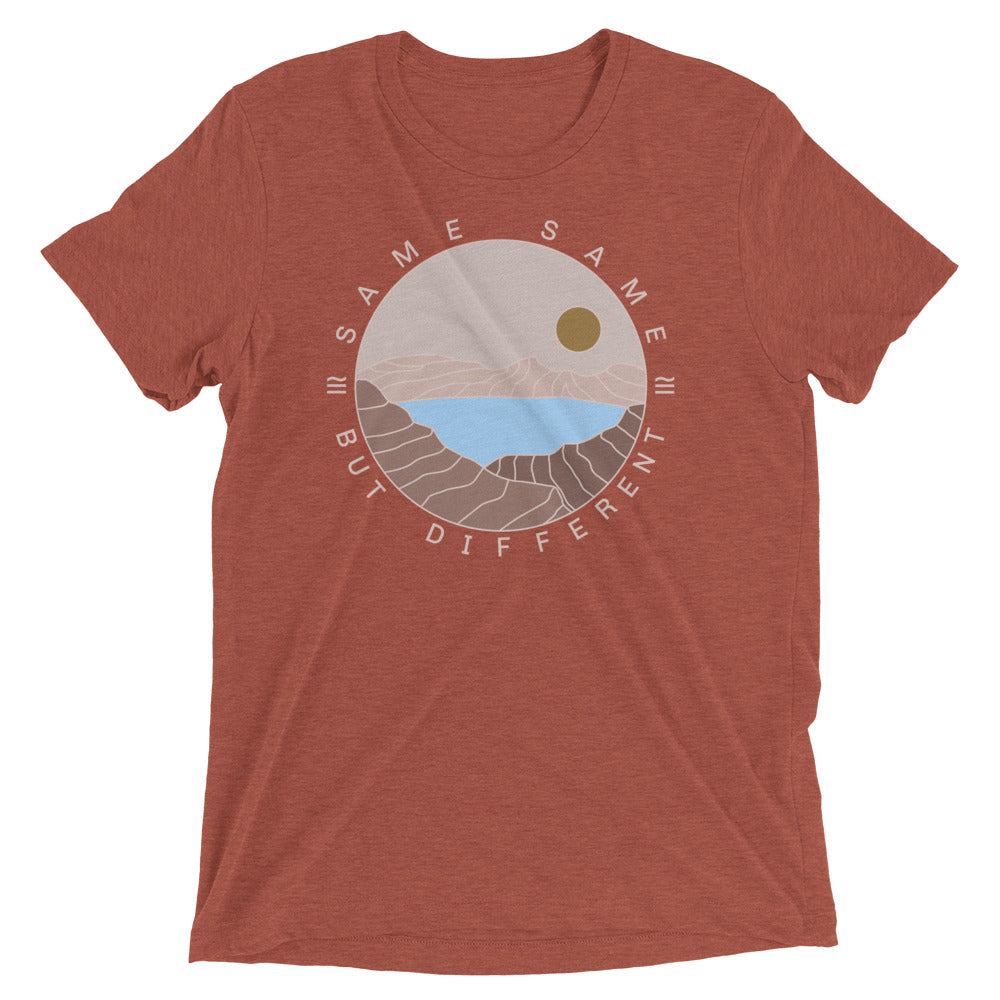 Lake Perris Same Same But Different Mens T-Shirt